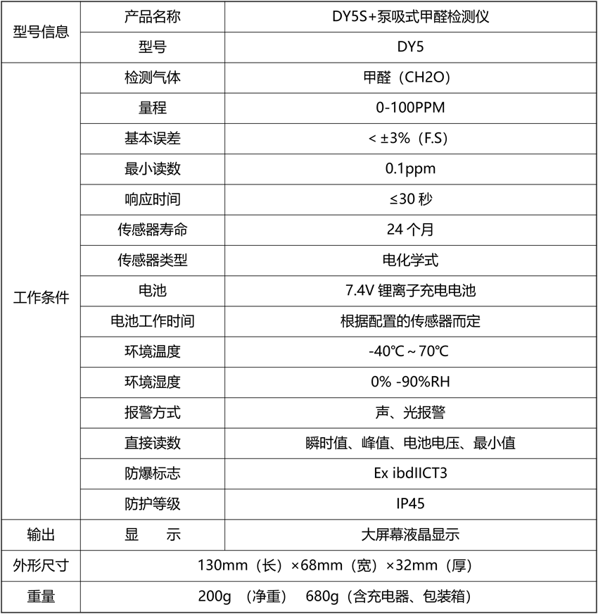 20211109264580.png DY5S+泵吸式甲醛檢測儀.png